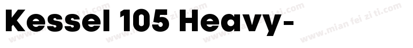 Kessel 105 Heavy字体转换